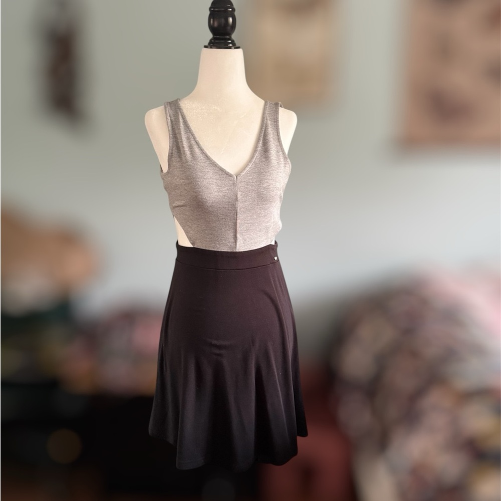 Black and Grey Dress
